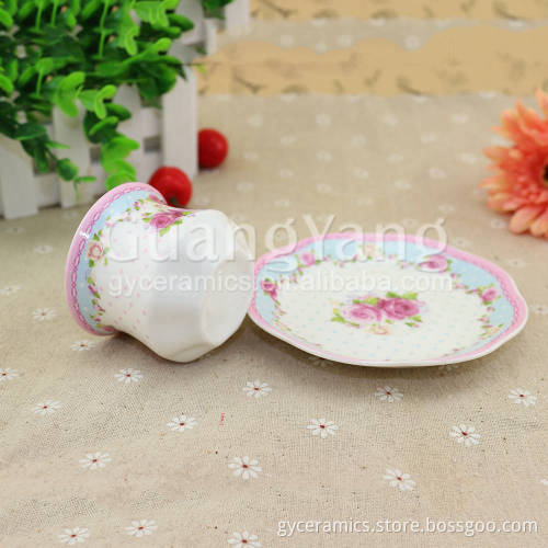 Delicate Design Artwork Ceramic Custom Cups